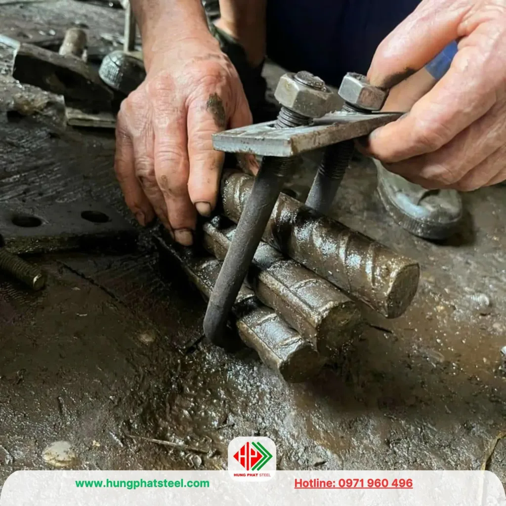 Cóc nối lồng thép cọc khoan nhồi và tường vây - Ảnh 5