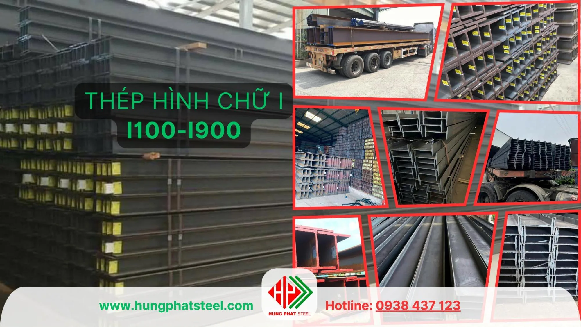 Kích thước thép hình chữ i các loại từ i100-i900