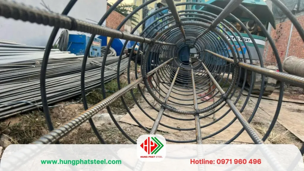 Lồng thép cọc khoan nhồi và Quy trình lắp đặt (dễ hiểu)