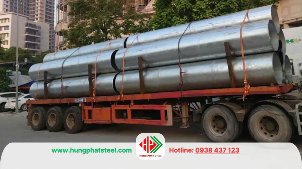 ống đúc mạ kẽm phi 559 (DN550)