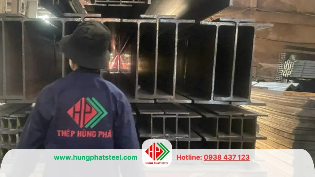 Thép Hình I600 (I600x200x11x17mm) Dài 12m