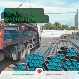 Ống Thép Đúc Phi 168 (DN150) ASTM A53/A106 API 5L