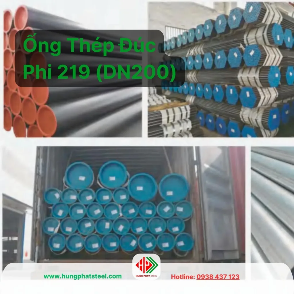 Thép Ống Đúc Phi 219 (DN200)