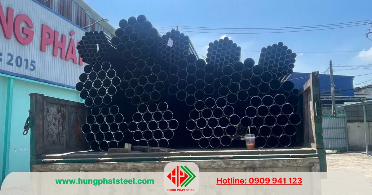 Ống thép 190 phân phối bởi Thép Hùng Phát