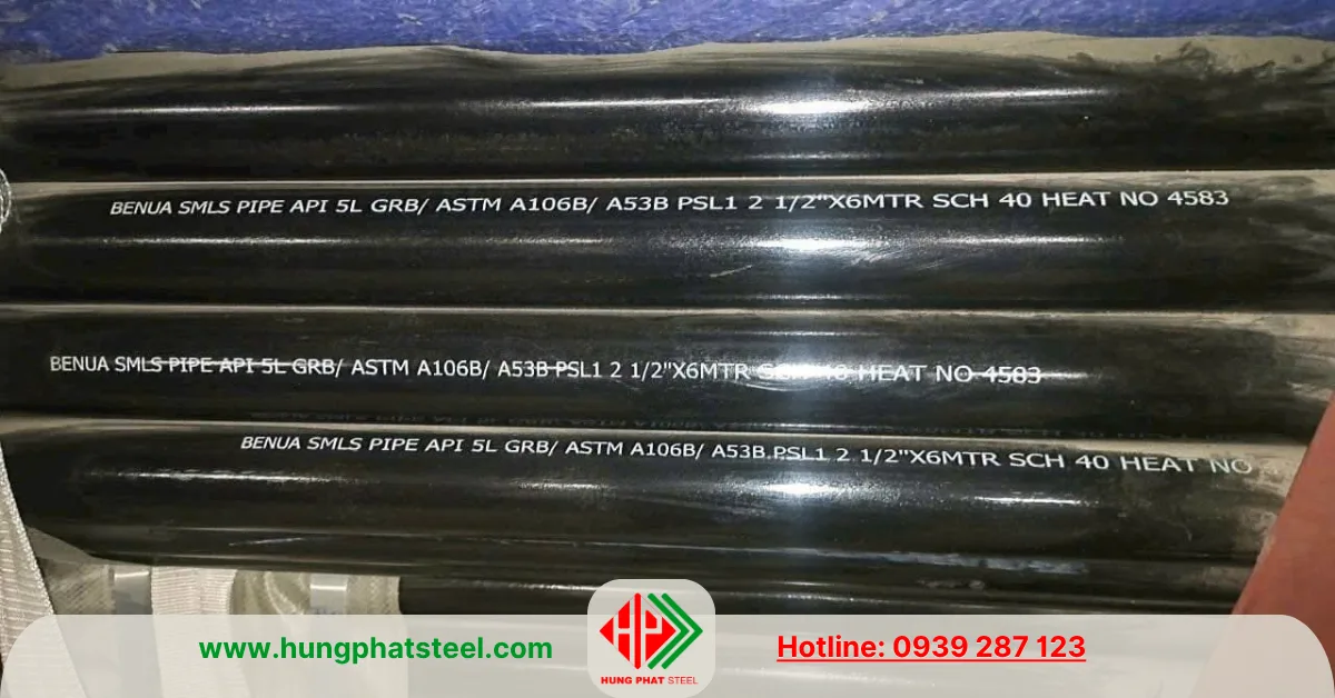 Ống thép đúc DN65 x SCH40
