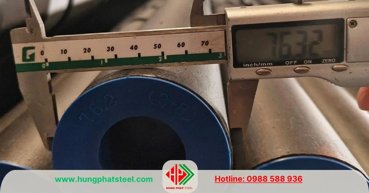 Ống thép đúc phi 76 (DN65)