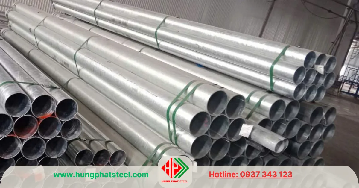 Ống thép mạ kẽm nhúng nóng phi 219