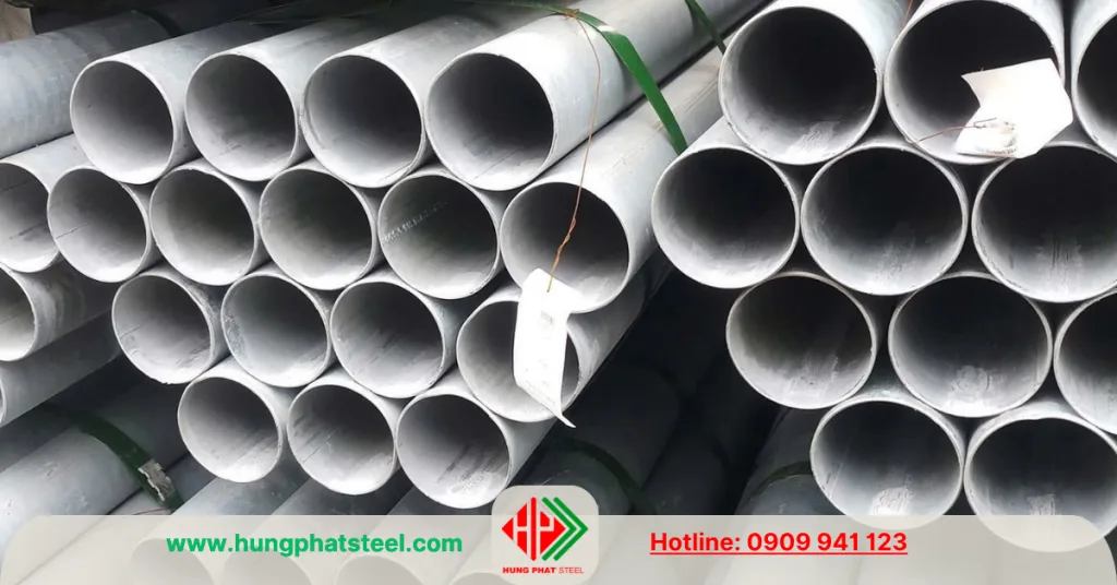 Ống thép mạ kẽm phi 141