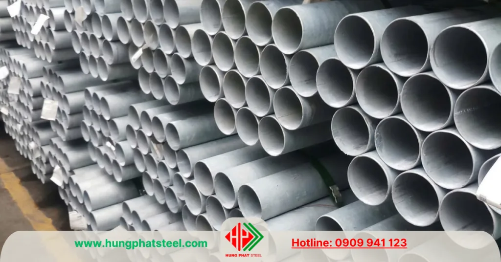 Ống thép mạ kẽm phi 141