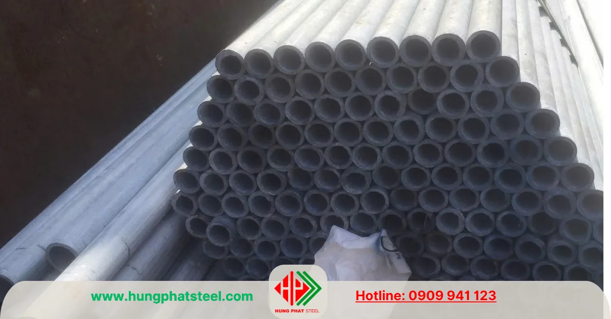 Ống thép mạ kẽm phi 21 x 2.6mm (nhúng nóng)