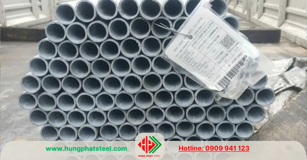 Ống thép mạ kẽm phi 27 của Việt Đức
