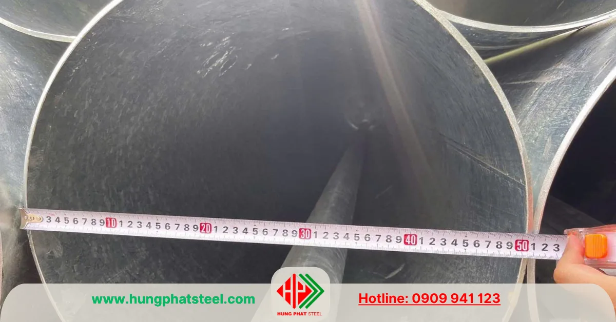 Ống thép mạ kẽm phi 508 x 6.35mm (DN500)