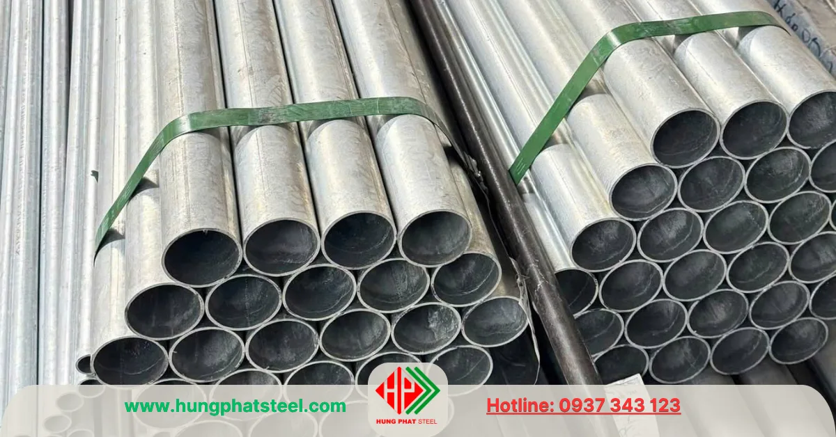 Ống thép mạ kẽm phi 76 nhúng nóng