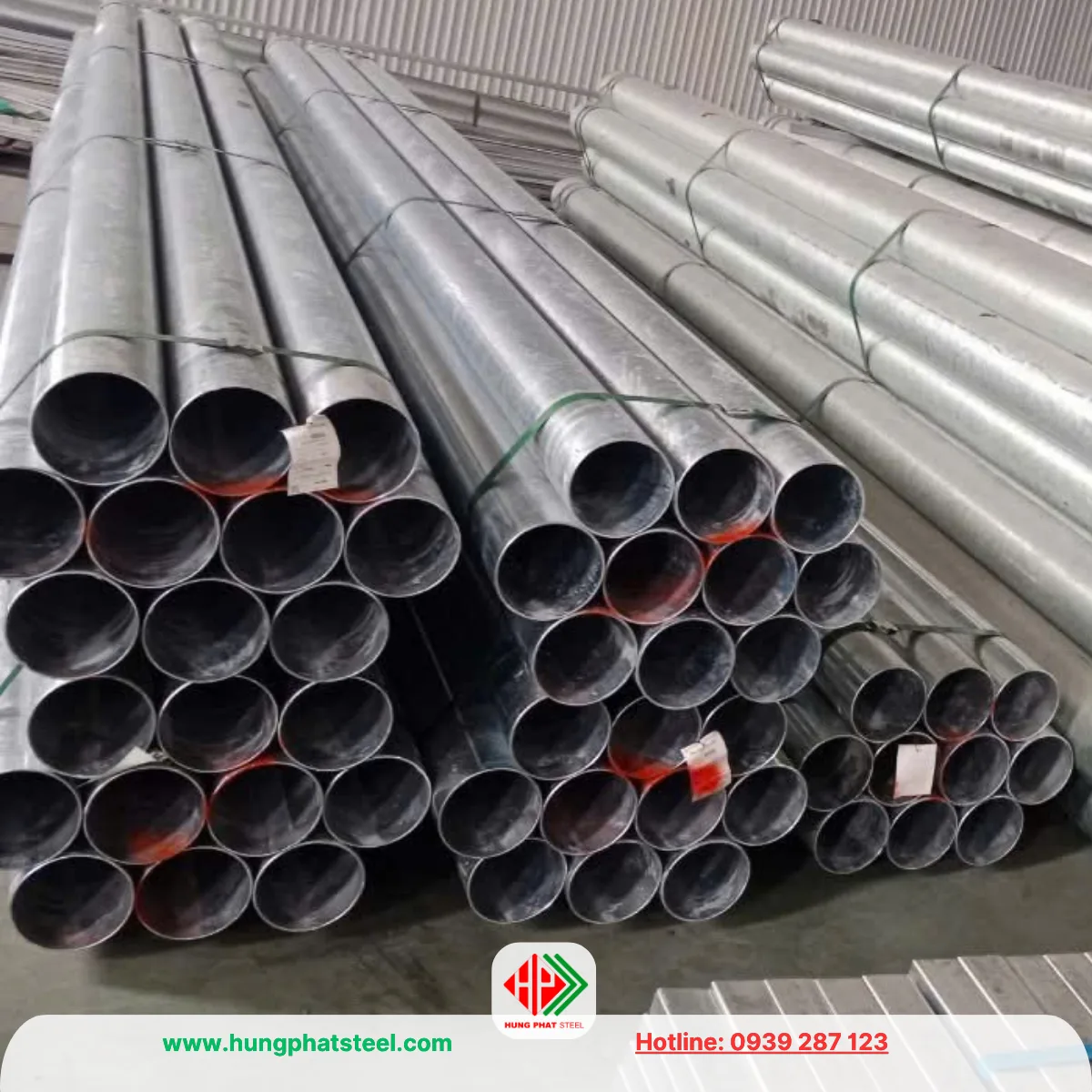 Ống thép phi 168 mạ kẽm nhúng nóng