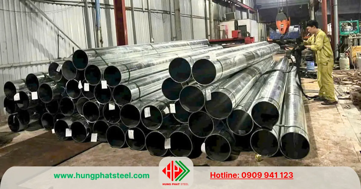Ống thép phi 325 (DN300) mạ kẽm nhúng nóng