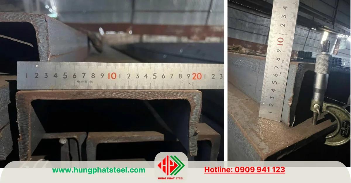 Số đo thép hình U200