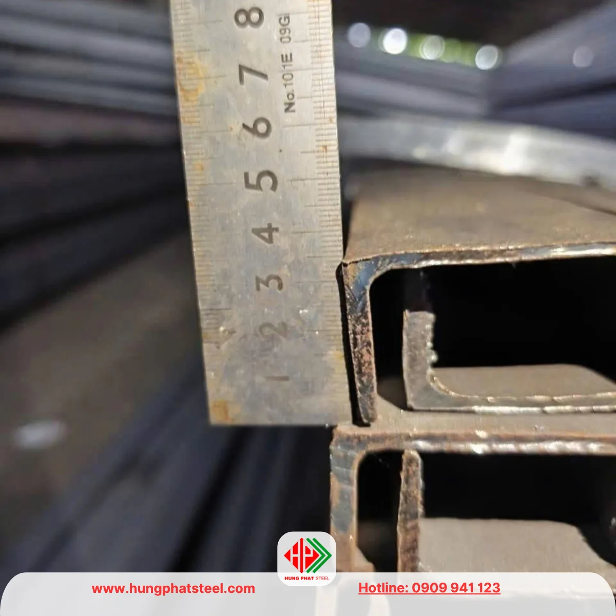 Số đo thép hình U65 của An Khánh (AKS)