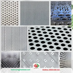 Tấm thép đục lỗ