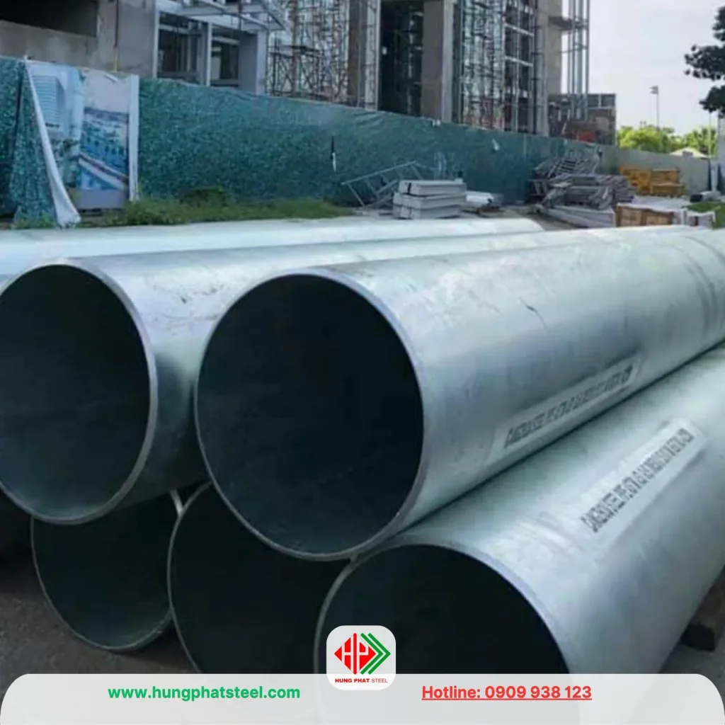 ống mạ kẽm size lớn nhập khẩu