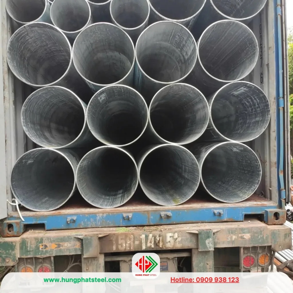 ống mạ kẽm size lớn nhập khẩu