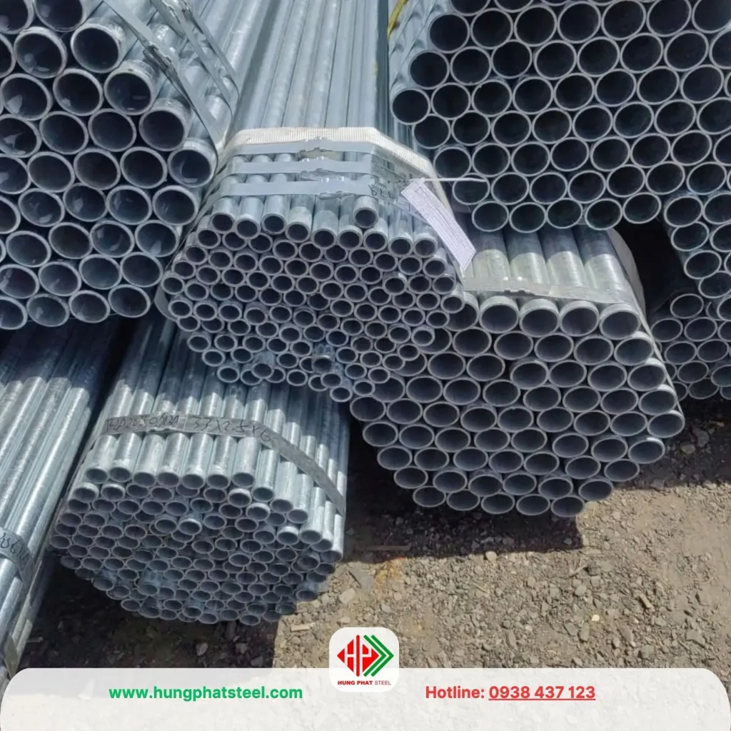Ống thép mạ kẽm D100 (DN100)
