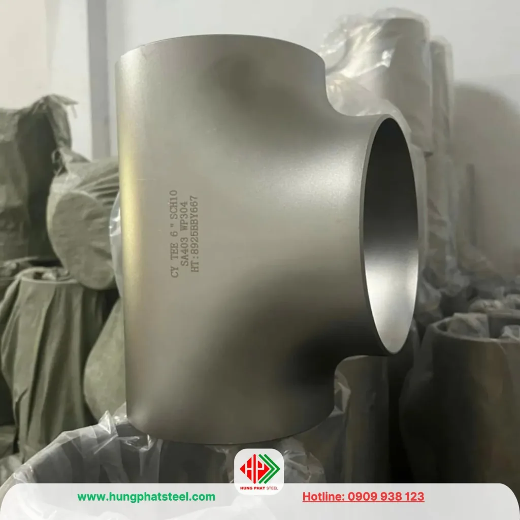 tê hàn inox