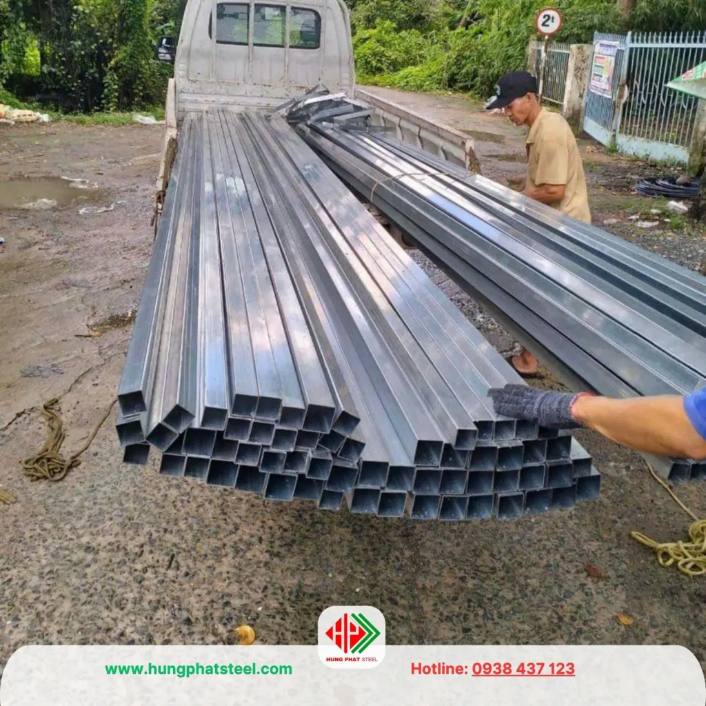 Thép Hộp Mạ Kẽm Hòa Phát - Ảnh 2