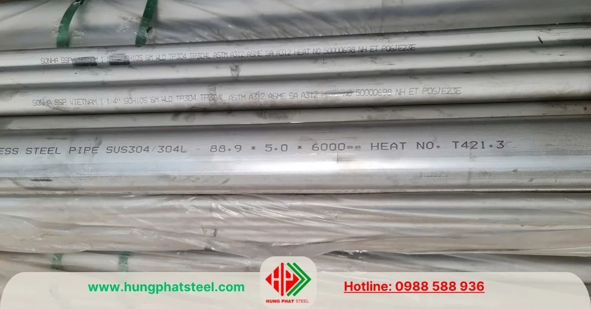 Ống INOX Công nghiệp phi 90 (88.9mm)