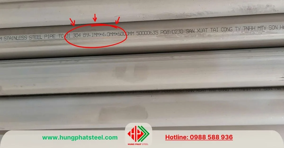 Ống inox công nghiệp phi 90 (OD89.1mm)