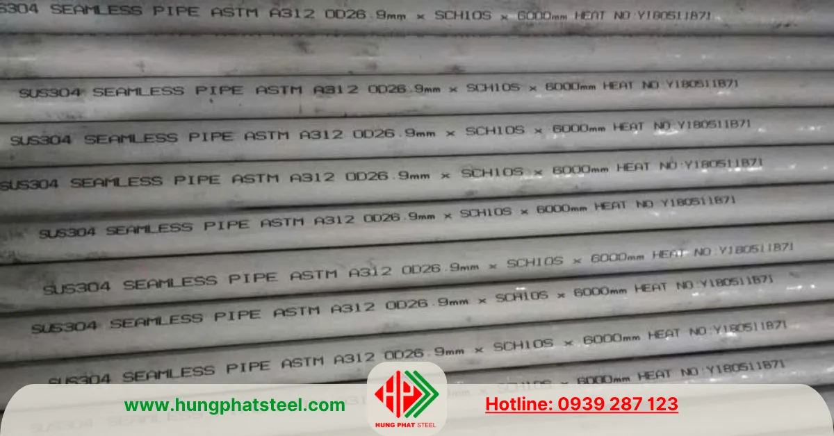 Ống inox phi 27