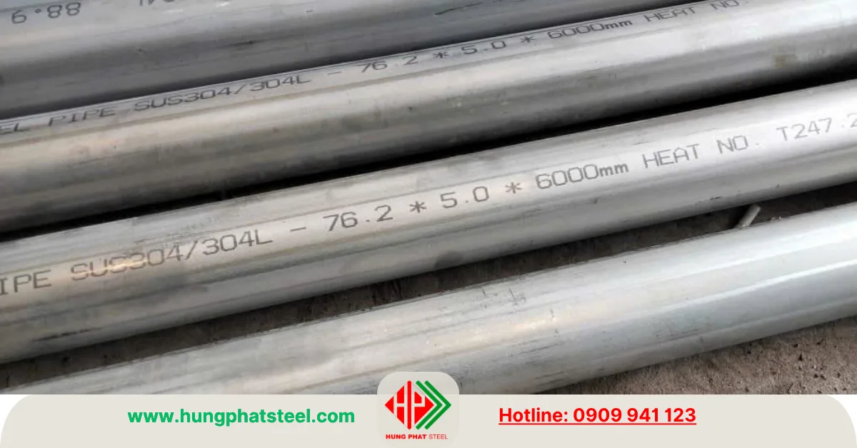 Ống inox phi 76.2 x 5mm