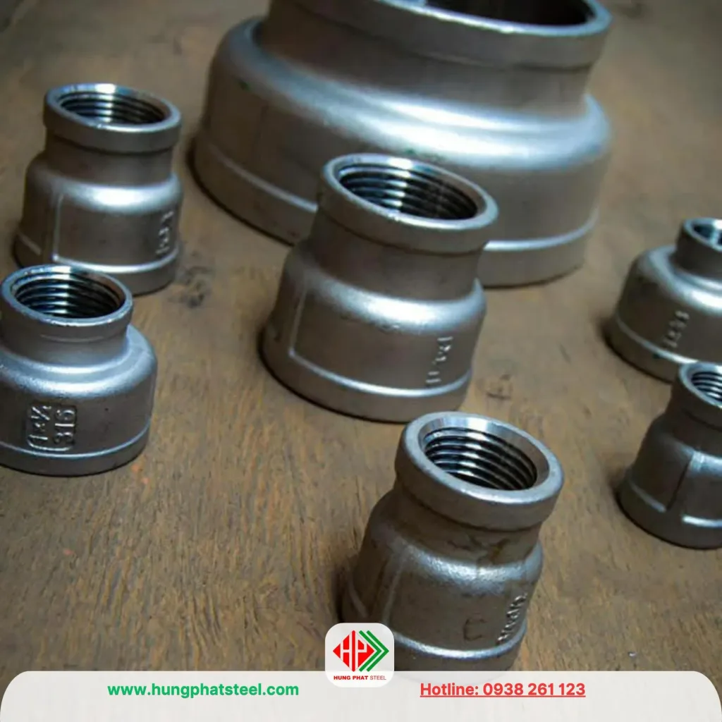 Bầu giảm ren inox