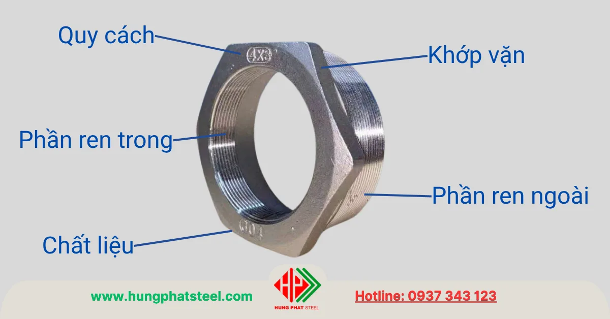 Cà Rá INOX 304 201 316 (Lơ thu Nhẫn Bushing)