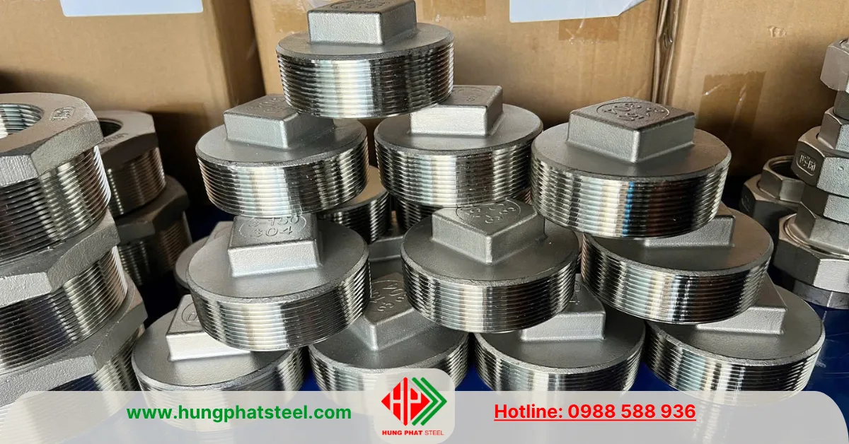 Nút bịt INOX (ren ngoài)
