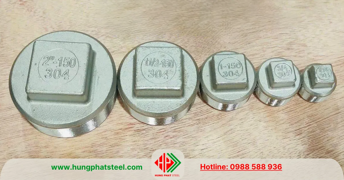 Nút bịt ren inox (plug)