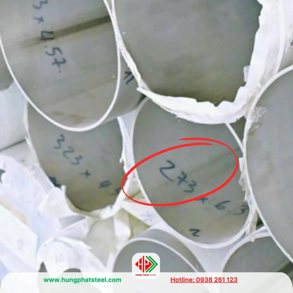 Ống inox 316 phi 273 DN250