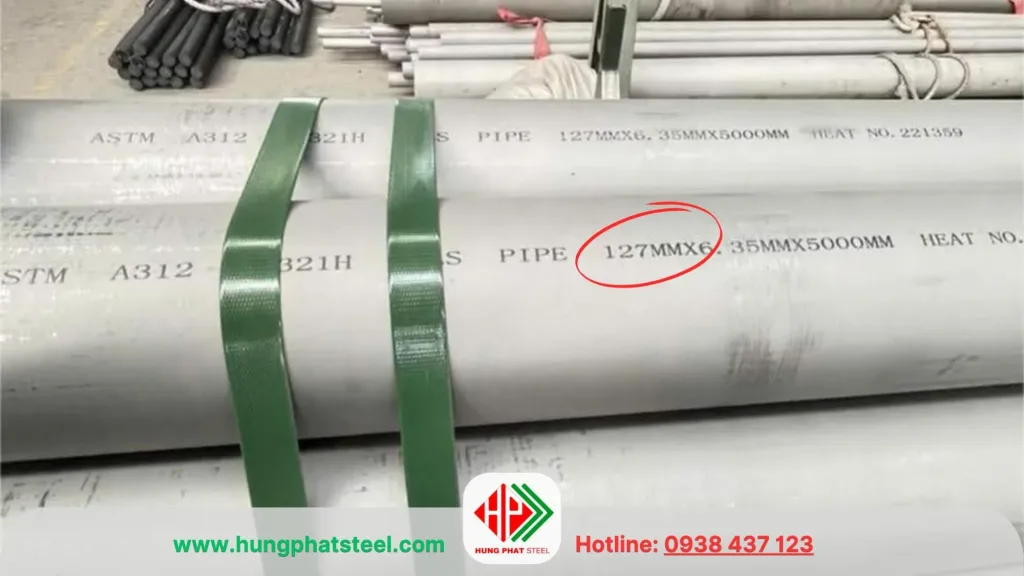Ống inox phi 127 (DN120)