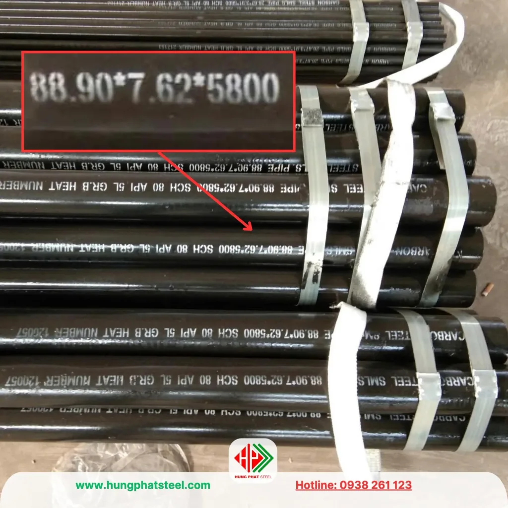 Ống thép đúc phi 88.9
