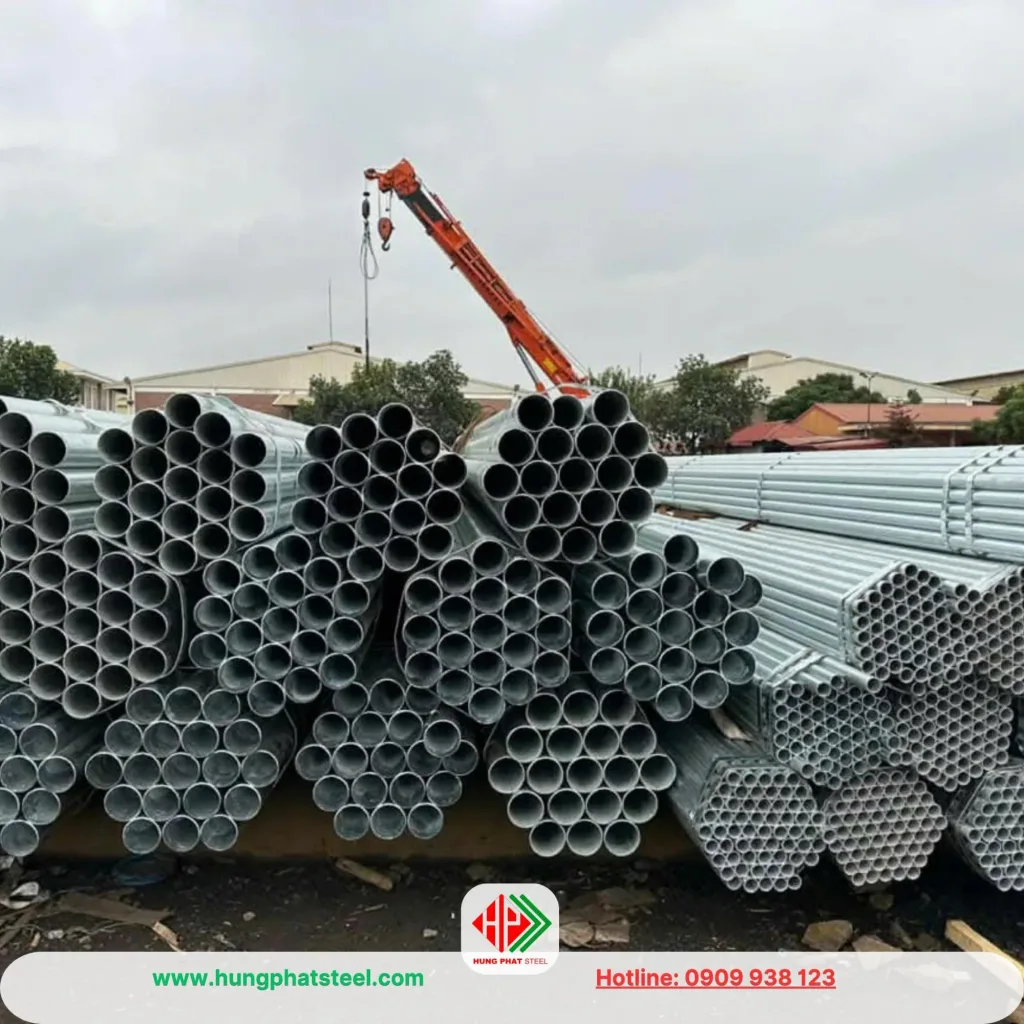 Ống thép mạ kẽm DN50