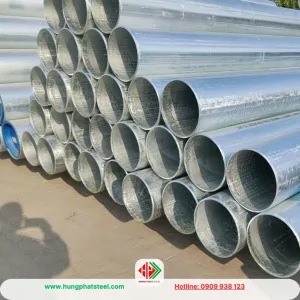 Ống thép mạ kẽm phi 273