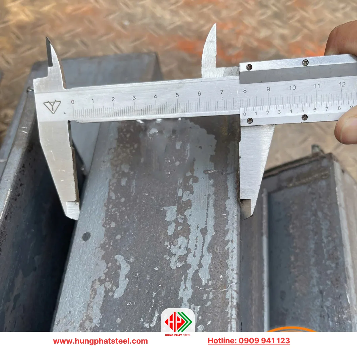 Số đo thực tế của thép hình V80