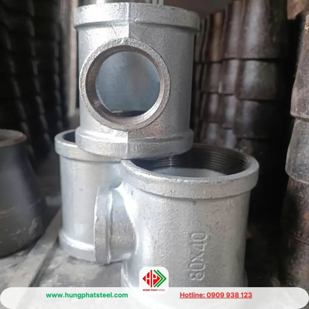 Tê Ren Mạ Kẽm (3 đầu ren DN15-DN100) - Ảnh 6