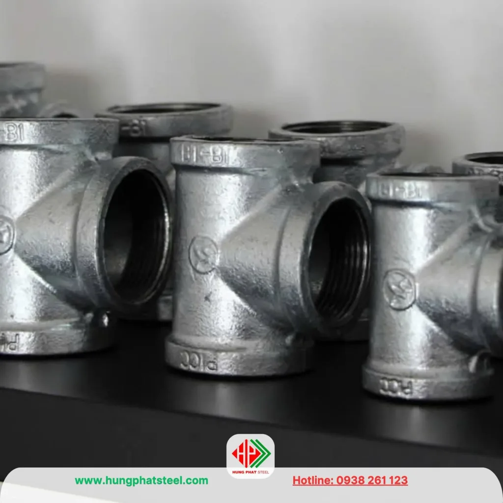 Tê Ren Mạ Kẽm (3 đầu ren DN15-DN100) - Ảnh 9