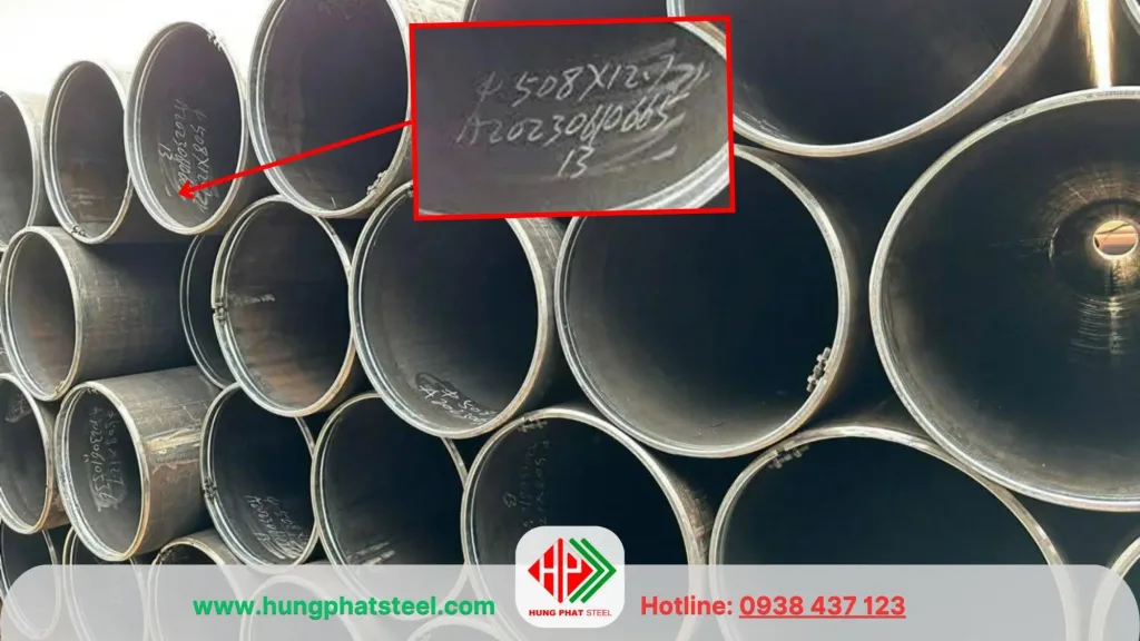 Thép ống đúc phi 508 (DN500)