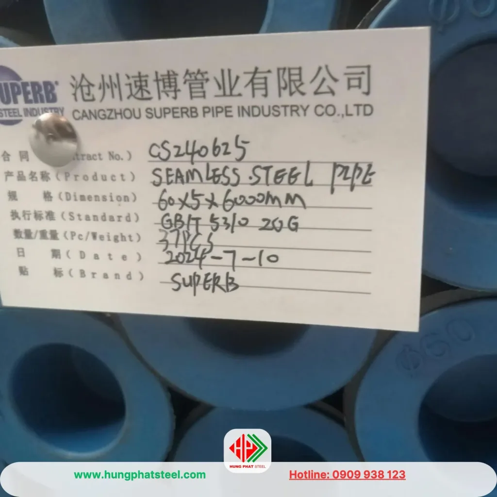 Thép ống đúc phi 60