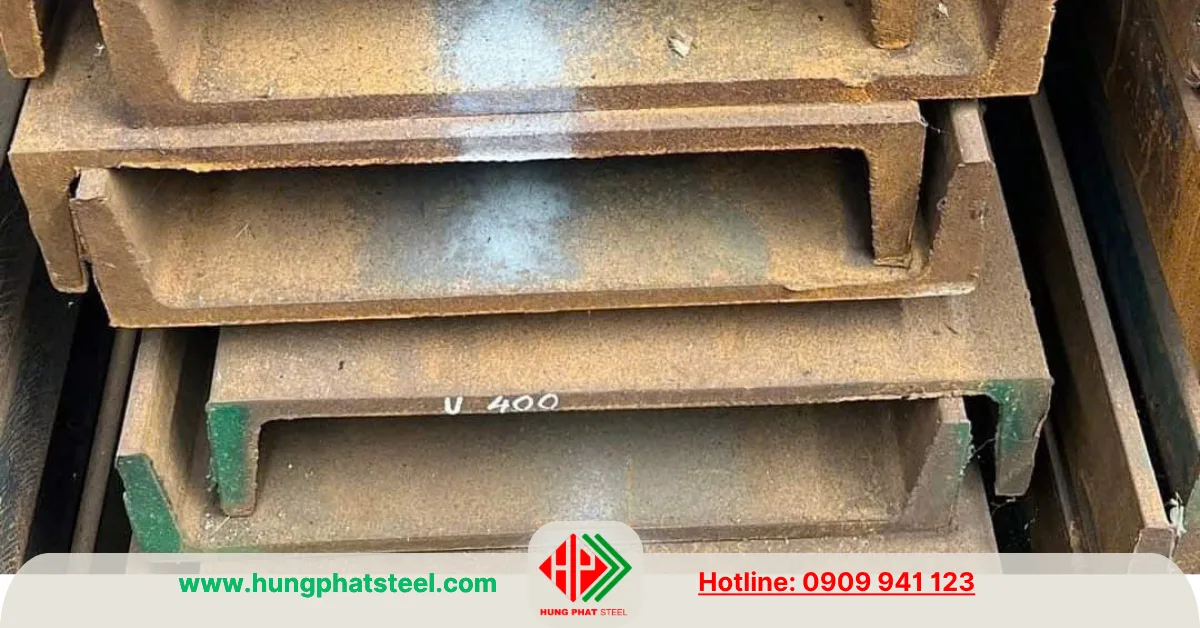 Ảnh tham khảo thép hình U400