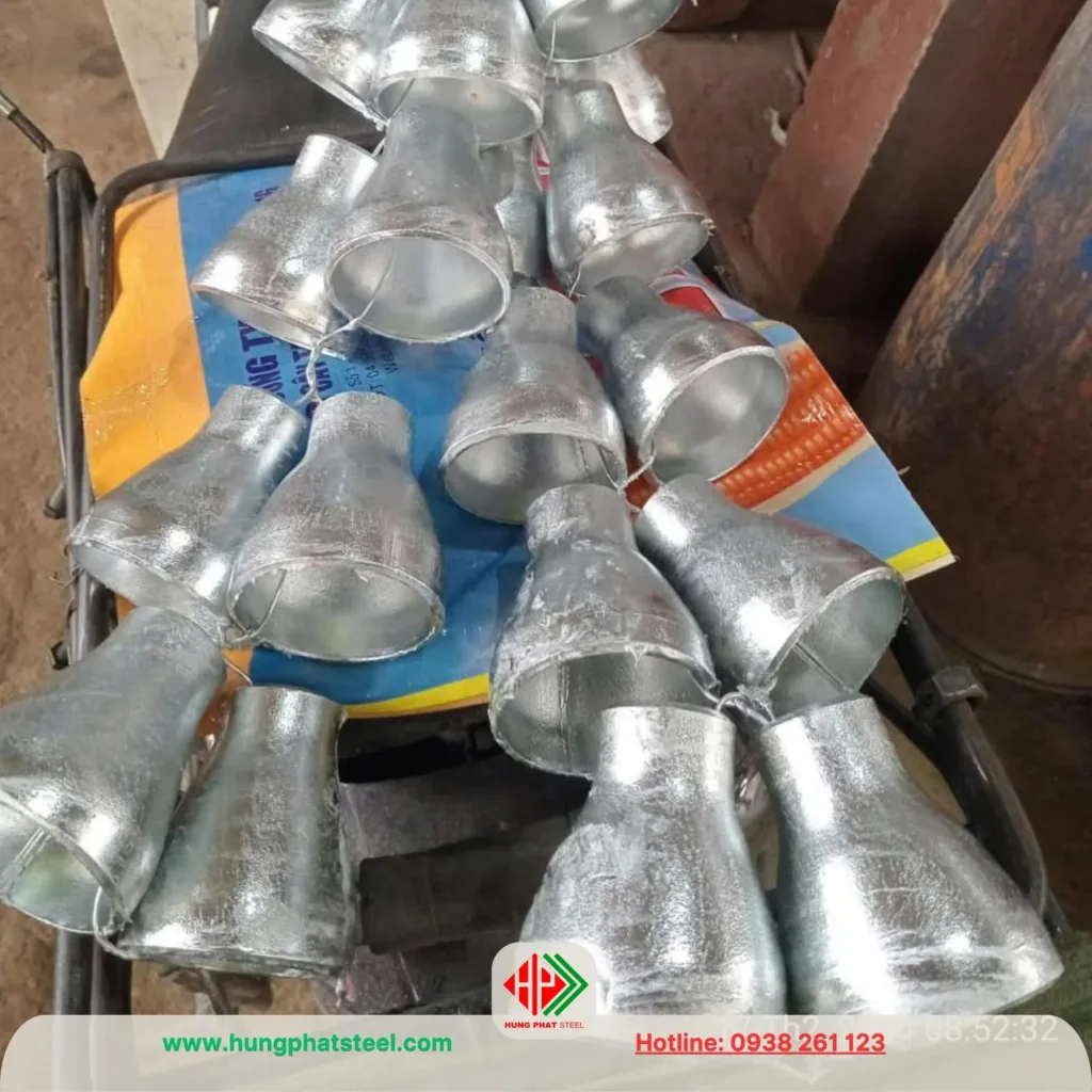 Bầu giảm hàn mạ kẽm