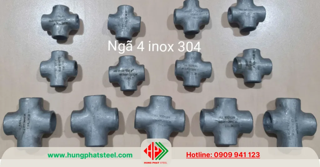 Chữ thập inox (4 nhánh tứ thông)