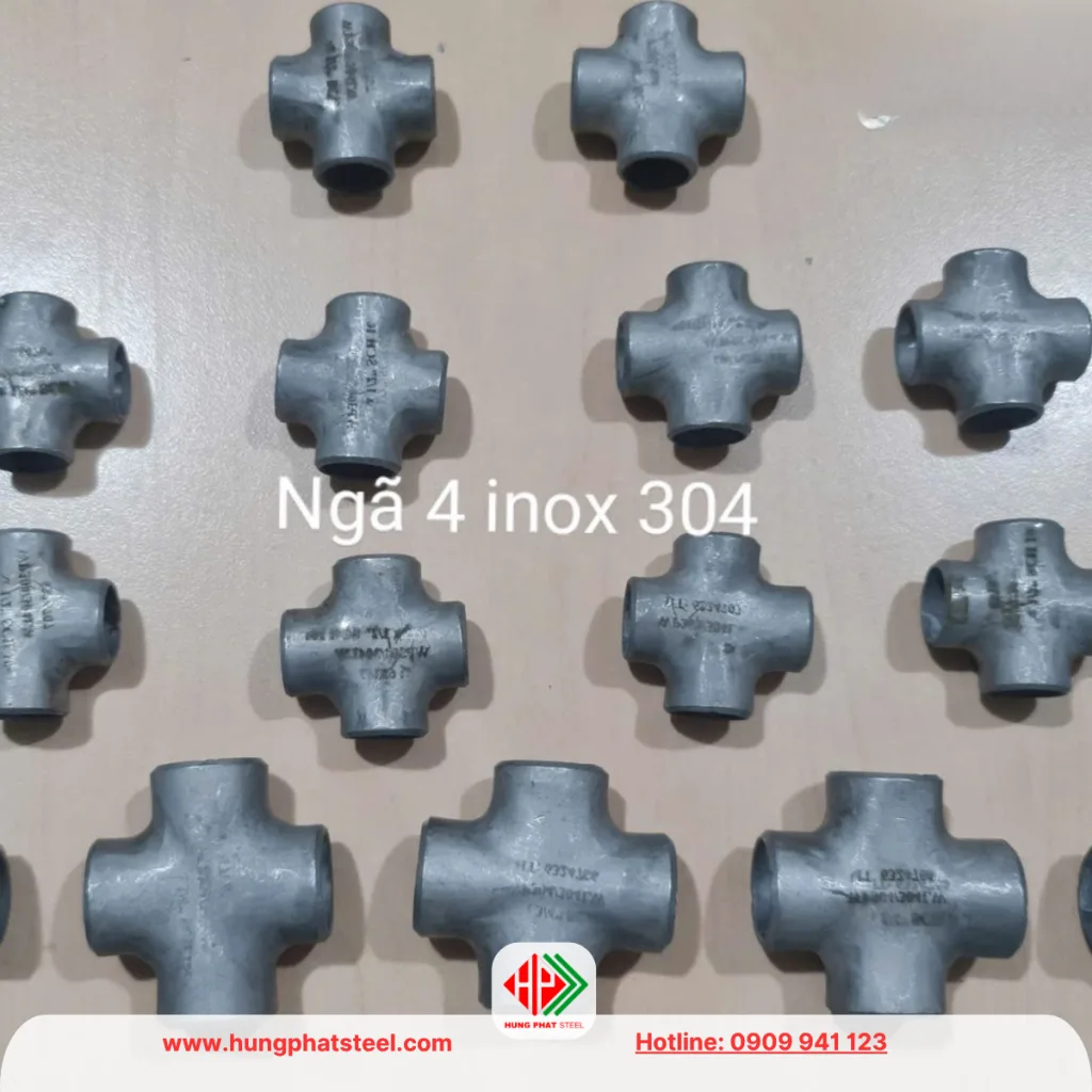 Chữ thập inox (4 nhánh tứ thông)