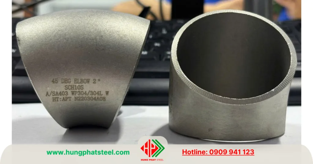 Co lơi hàn inox 45 độ (chếch)